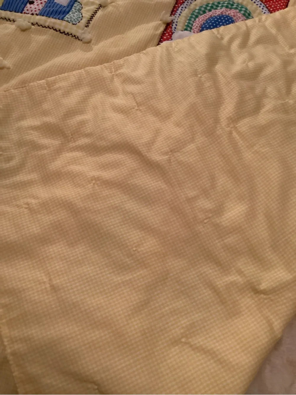 Handmade soft yellow
